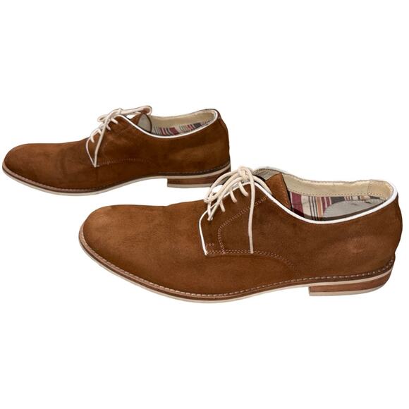 Unline by Alfredo Bannister Brown Suede Oxford Shoes     Size: EU 43 US 10 main image 7